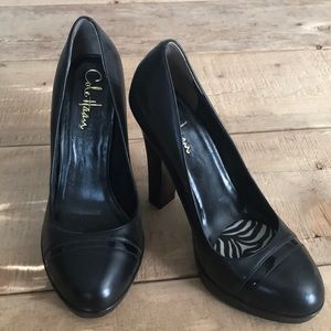 Cole Haan, cap toe leather pump | Size 6